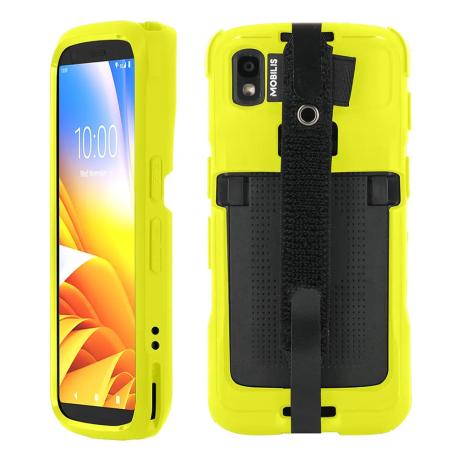 PROTECH - Case - Safety Yellow + Handstrap for Zebra TC22 - TC27 - Pantone 102C - Soft bag - 0