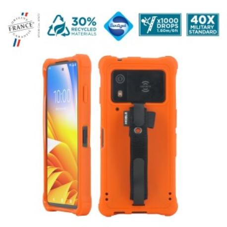 PROTECH - Case - Safety Orange + Handstrap for Zebra EM45 - Pantone 021C - Soft bag - 0