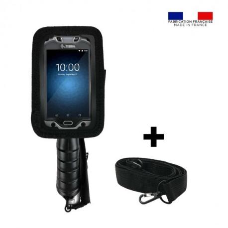 Mobilis Activ + Pack - Handheld protective case - black - for Zebra TC8000 Premium, TC8000 Standard - 0