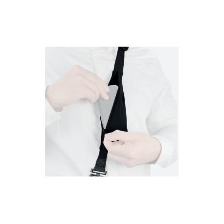 Mobilis - Shoulder strap for carrying case - universal, with secure opening system, expandable pocket, 2 attachment points - black - 1