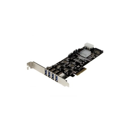 StarTech.com 4-Port USB 3.0 PCI Express Card Adapter - PCIe SuperSpeed USB 3.0 Expansion Card w / 2 Dedicated 5Gbps Channels (PEXUSB3S42V) - USB adapter - PCIe x4 - USB 3.0 x 4 - for P / N: BNDTB10GI, BNDTB210GSFP, BNDTB310GNDP, BNDTB410GSFP, BNDTB4M2E1, BNDTBUSB3142 - 0