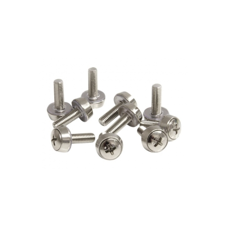 StarTech.com M5 Mounting Screws and Cage Nuts for Server Rack Cabinet - Pack of 50 Server Rack Screws (CABSCREWM5) - Rack screws and nuts (pack of 50) - for P / N: RACK-18U-20-WALL-OA, RACK-21U-20-WALL-OA, RACK-24U-20-WALL-OA, SHELF-2U-20-CENTER-V - 0