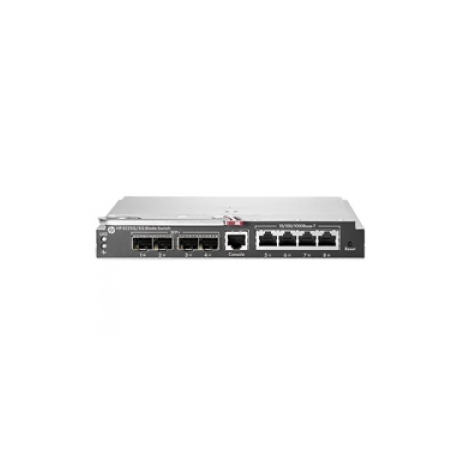 HPE 6125G / XG Ethernet Blade Switch - Switch - Managed - 4 x 10 / 100 / 1000 + 4 x Gigabit SFP  /  10 Gigabit SFP+ - plug-in module - for ProLiant c3000 - 0