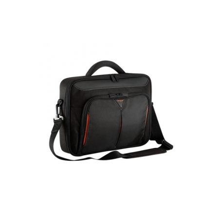 Targus Classic Clamshell - Notebook carrying case - 14" - black, red - 0