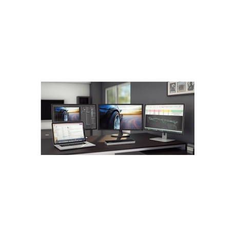 StarTech.com Triple Monitor USB 3.0 Laptop Docking Station - 4K HDMI, 2x DisplayPort - Universal USB Dock for Windows & Mac OS (USB3DOCKH2DP) - Docking station - USB - GigE - for P / N: ARMBARTRIO2, ARMTRIO, LTLOCK - 4