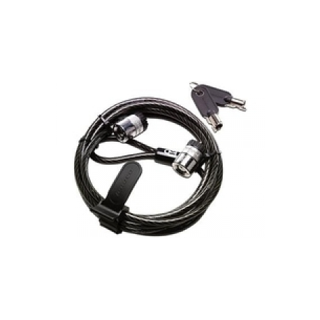 Kensington Twin Head Cable Lock from Lenovo - Security cable lock - 1.8 m - for ThinkCentre M70q Gen 2; M90; ThinkEdge SE30; ThinkStation P330 Gen 2; V50s-07 - 0
