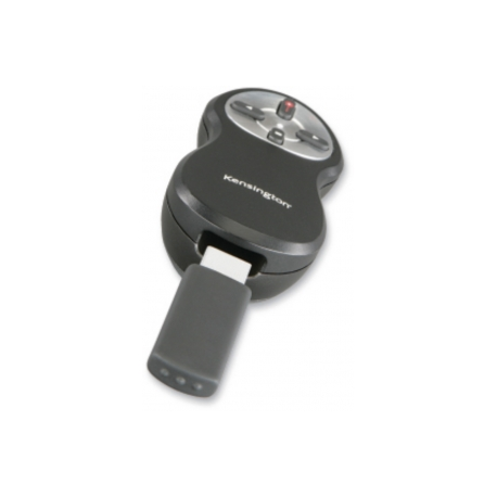Kensington Si600 Wireless Presenter with Laser Pointer - Presentation remote control - 4 buttons - RF - black - 1