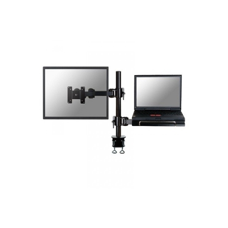 Neomounts by Newstar FPMA-D960NOTEBOOK - Mounting kit - for LCD display / notebook (full-motion) - black - screen size: 10"-27" - clamp mountable, desk-mountable - 0
