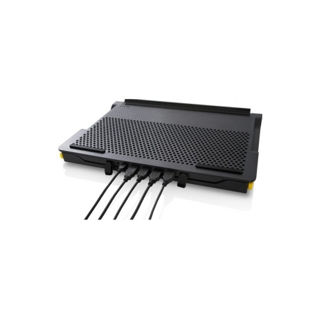 Targus Chill Mat - Notebook stand - with 4-port USB 2.0 hub - grey, black - 1