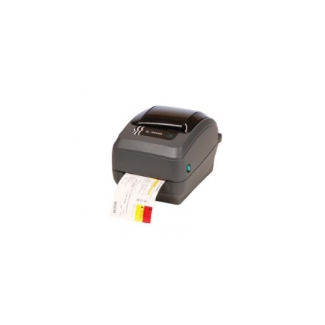 Zebra GX Series GX430t - Label printer - direct thermal  /  thermal transfer - Roll (10.8cm) - 300 dpi - up to 102 mm / sec - USB, LAN, serial - 0