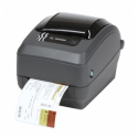 Zebra GX Series GX430t - Label printer - direct thermal  /  thermal transfer - Roll (10.8cm) - 300 dpi - up to 102 mm / sec - USB, LAN, serial - cutter