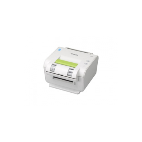 Epson LabelWorks Pro100 - Labelmaker - B / W - direct thermal  /  thermal transfer - Roll (1 cm) - 300 dpi - up to 20 mm / sec - USB - cutter - green, pale grey - 0