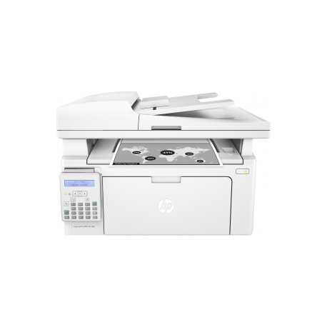HP LaserJet Pro MFP M130fn - Multifunction printer - B/W - laser - 215.9 x 297.2 mm (original) - Legal (media) - up to 23 ppm (copying) - up to 23 ppm (printing) - 150 sheets - USB 2.0, LAN - 8
