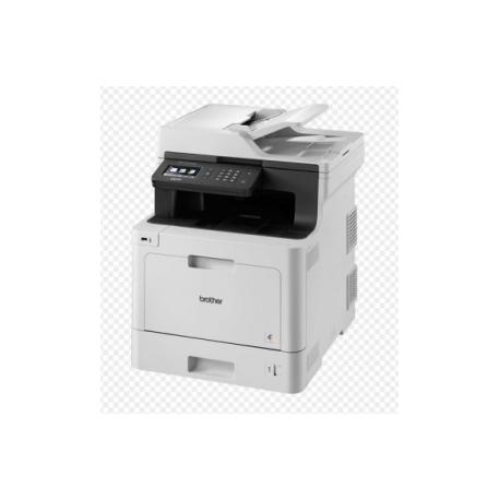 Brother DCP-L8410CDW - Multifunction printer - colour - laser - 215.9 x 355.6 mm (original) - A4 / Legal (media) - up to 31 ppm (copying) - up to 31 ppm (printing) - 300 sheets - USB 2.0, Gigabit LAN, Wi-Fi(n), USB host - 0