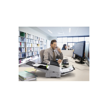 Fujitsu fi-7600 - Document scanner - Dual CCD - Duplex - 304.8 x 431.8 mm - 600 dpi x 600 dpi - up to 100 ppm (mono)  /  up to 100 ppm (colour) - ADF (300 sheets) - up to 30000 scans per day - USB 3.1 Gen 1 - 5