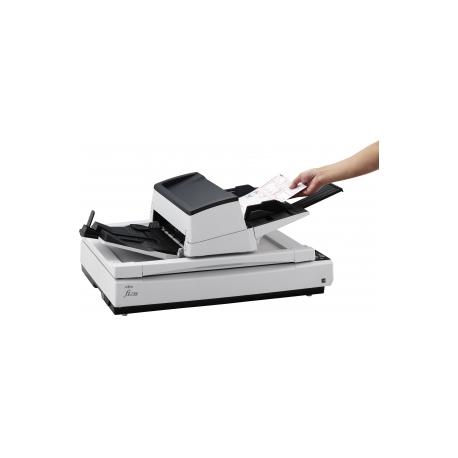 Fujitsu fi-7700 - Document scanner - Triple CCD - Duplex - ARCH B - 600 dpi x 600 dpi - up to 100 ppm (mono)  /  up to 100 ppm (colour) - ADF (300 sheets) - up to 30000 scans per day - USB 3.1 Gen 1 - 2