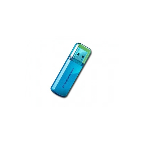 SILICON POWER Helios 101 - USB flash drive - 8 GB - USB 2.0 - Ocean blue - 0