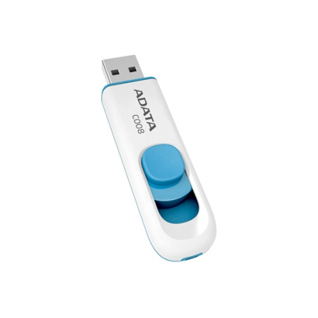 ADATA Classic Series C008 - USB flash drive - 16 GB - USB 2.0 - white, blue - 4