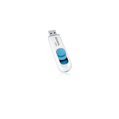 ADATA Classic Series C008 - USB flash drive - 32 GB - USB 2.0 - white, blue - 2