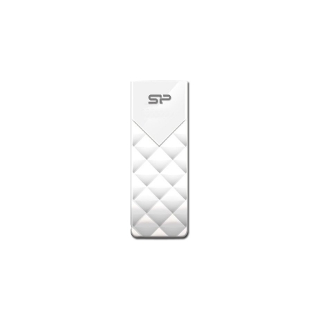 SILICON POWER Ultima U03 - USB flash drive - 8 GB - USB 2.0 - snowy white - 0