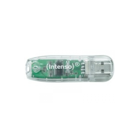 Intenso Rainbow Line - USB flash drive - 32 GB - USB 2.0 - transparent - 0