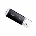 SILICON POWER Ultima U02 - USB flash drive - 8 GB - USB 2.0 - black