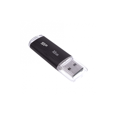 SILICON POWER Ultima U02 - USB flash drive - 32 GB - USB 2.0 - black - 0