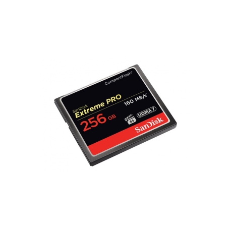 SanDisk Extreme Pro - Flash memory card - 256 GB - 933x / 1067x - CompactFlash - 2