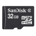 SanDisk - Flash memory card - 32 GB - Class 4 - microSDHC - black
