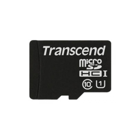 Transcend - Flash memory card - 16 GB - UHS Class 1 / Class10 - microSDHC - 0
