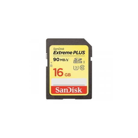 Sandisk EXTREME PLUS SDHC 16GB (90MB/S CLASS 10 UHS-I)