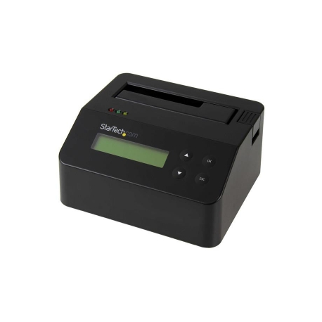 StarTech.com USB 3.0 Hard Drive Eraser Dock for 2.5" & 3.5" SATA /  IDE SSD HDD + mSATA & M.2 - Standalone Secure Erase Wiper & Sanitizer (SDOCK1EU3P) - Hard drive eraser - black - for P / N: SVA12M5NA - 1