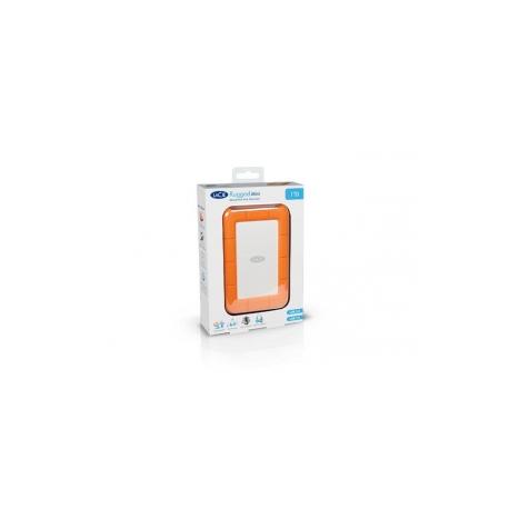 LaCie Rugged Mini - Hard drive - 1 TB - external (portable) - USB 3.0 - 0