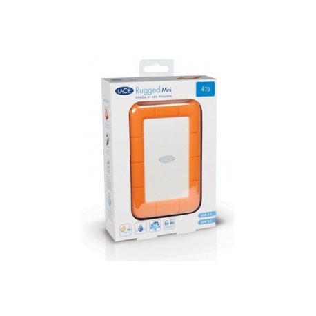 Lacie RUGGED MINI drive 4TB Shock/ rain/ pressure resistant USB3.0 2,5inch orange - 7