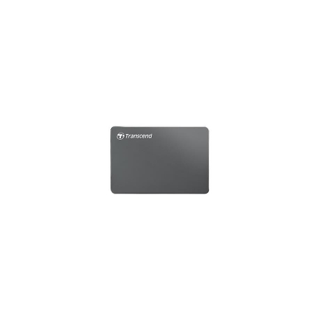 Transcend StoreJet 25C3 - Hard drive - 2 TB - external (portable) - 2.5" - USB 3.0 - iron grey - 0