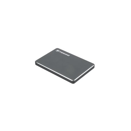 Transcend StoreJet 25C3 - Hard drive - 2 TB - external (portable) - 2.5" - USB 3.0 - iron grey - 1