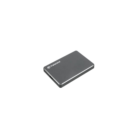Transcend StoreJet 25C3 - Hard drive - 2 TB - external (portable) - 2.5" - USB 3.0 - iron grey - 2