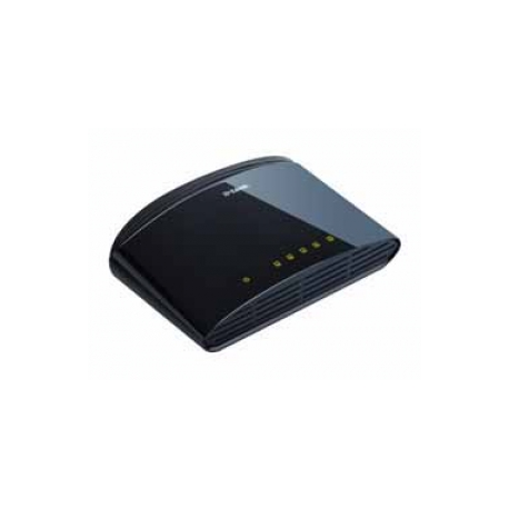 D-Link DES 1005D - Switch - unmanaged - 5 x 10 / 100 - desktop - 0