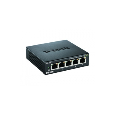 D-Link DGS 105 - Switch - 5 x 10 / 100 / 1000 - desktop - 0