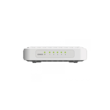 NETGEAR GS605v4 - Switch - unmanaged - 5 x 10 / 100 / 1000 - desktop - 0