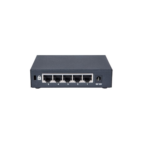 HPE OfficeConnect 1420 5g - Switch - unmanaged - 5 x 10 / 100 / 1000 - desktop - 2