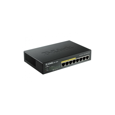 D-Link DGS 1008P - Switch - unmanaged - 4 x 10 / 100 / 1000 (PoE) + 4 x 10 / 100 / 1000 - desktop - PoE - 1