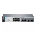 HPE Aruba 2530-8G - Switch - Managed - 8 x 10 / 100 / 1000 + 2 x combo Gigabit SFP - desktop, rack-mountable, wall-mountable