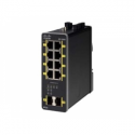 Cisco Industrial Ethernet 1000 Series - Switch - Managed - 8 x 10 / 100 / 1000 (PoE+) + 2 x 1000Base-X SFP (uplink) - DIN rail mountable - PoE+ - DC power