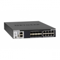 NETGEAR M4300-8X8F - Switch - L3 - Managed - 8 x 10 / 100 / 1000 / 10000 + 8 x 10 Gigabit SFP+ - front to back airflow - rack-mountable