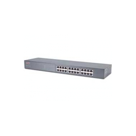 APC 24 Port 10 / 100 Ethernet Switch - Switch - 24 x 10 / 100 - rack-mountable - for P / N: AR3106SP, SCL400RMJ1U, SCL500RMI1UC, SCL500RMI1UNC, SMTL1000RMI2UC, SMTL750RMI2UC - 0