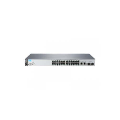 HPE Aruba 2530-24 - Switch - Managed - 24 x 10 / 100 + 2 x Gigabit SFP + 2 x 10 / 100 / 1000 - desktop, rack-mountable, wall-mountable - 0
