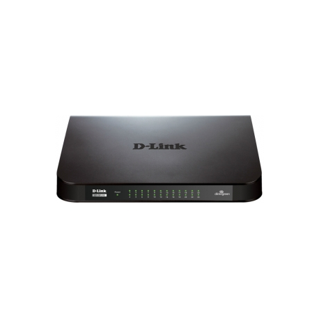 D-Link GO-SW-24G - Switch - unmanaged - 24 x 10 / 100 / 1000 - desktop - 3