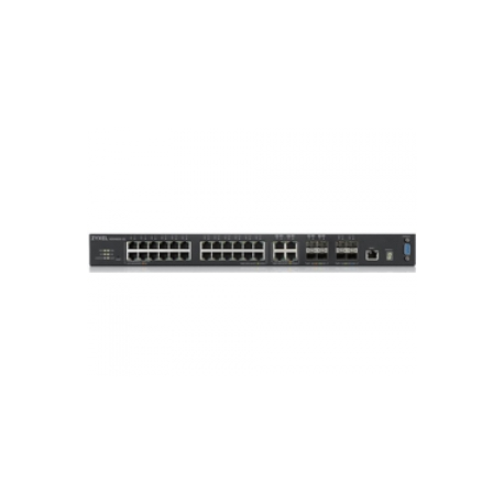 Zyxel XGS4600-32 - Switch - L3 - Managed - 24 x 10 / 100 / 1000 + 4 x combo Gigabit SFP + 4 x 10 Gigabit SFP+ - rack-mountable - 0