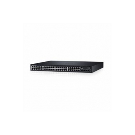 Dell Networking N1548 - Switch - L2+ - Managed - 48 x 10 / 100 / 1000 + 4 x 10 Gigabit SFP+ - front to back airflow - rack-mountable - 0